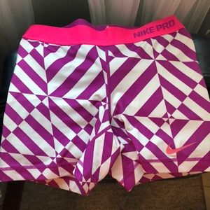 Nike pro compression shorts